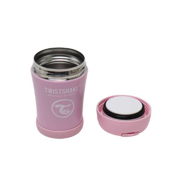 Контейнер-термос Twistshake Пастельный розовый 350 мл